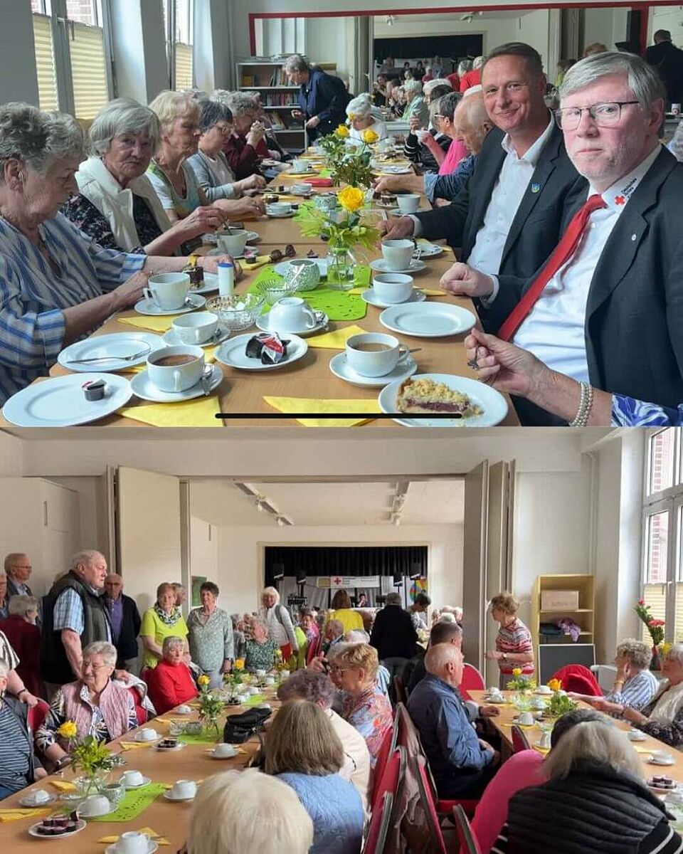 Gäste bei der Öffnung  vom Sonneneck