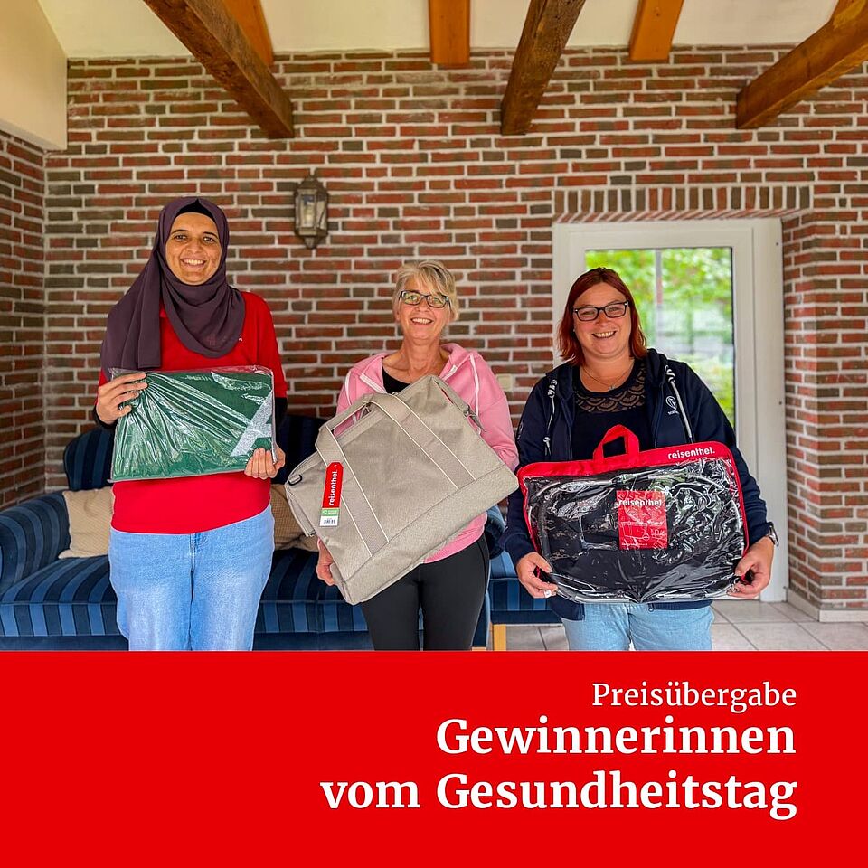 Gewinnerinnen unseres Gesundheitstags Gewinnerinnen unseres Gesundheitstags 2026